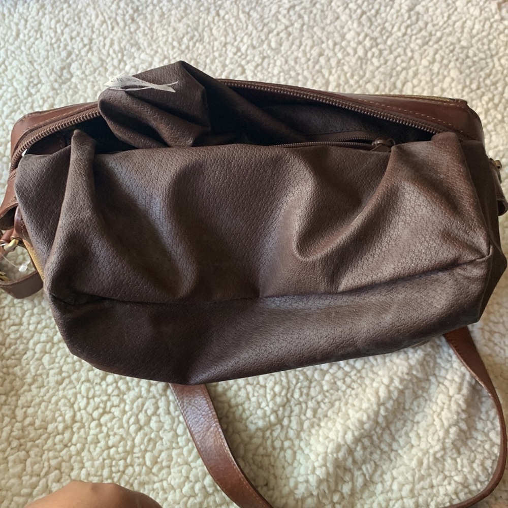 Burberry Tan and Brown Check Crossbody Bag - Well Loved - Picture 8 of 16